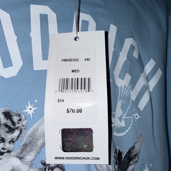 Hoodrich Women's Blue Graphic Hoodie Size Medium NWT - Picture 2 of 9